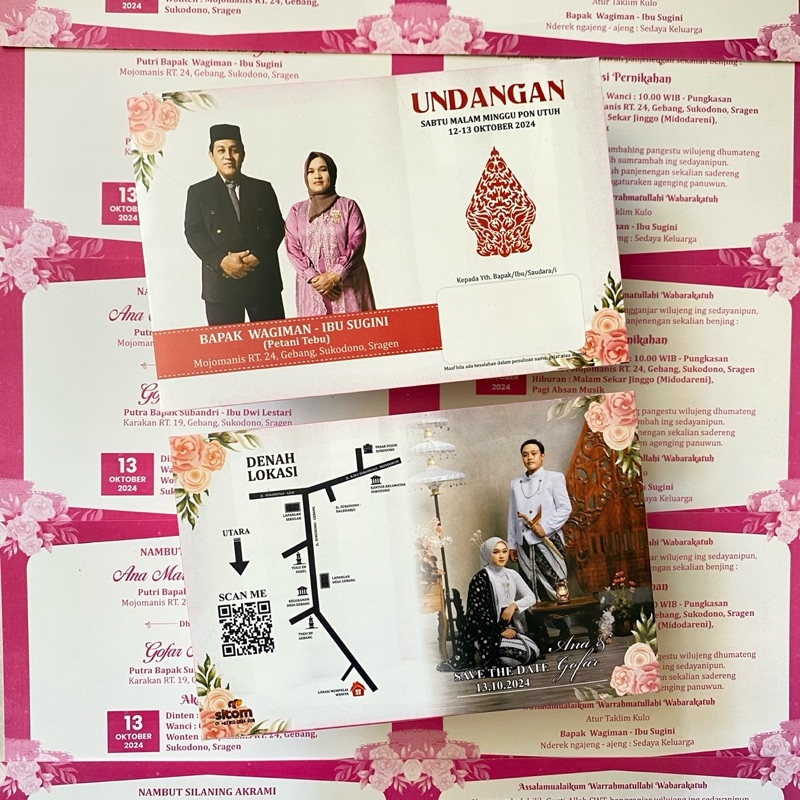 Undangan nikah Undangan pernikahan Undangan khitan Undangan tasyakuran Serat Ulem