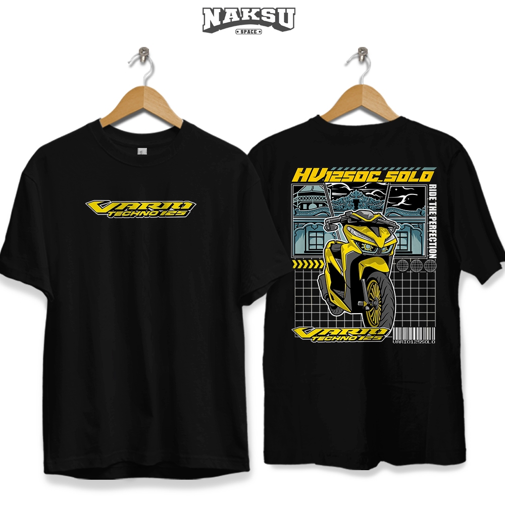 KAOS VARIO TECHNO 125 KAOS MOTOR BAJU DEWASA UNISEX BAJU DISTRO KAOS RACING THAILOOK
