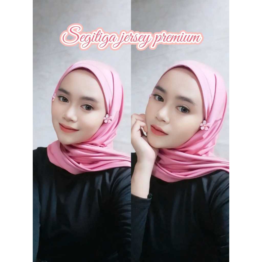 KERUDUNG SEGI EMPAT JERSEY INSTAN PREMIUM DEWASA DAN ANAK/SEGI EMPAT INSTAN