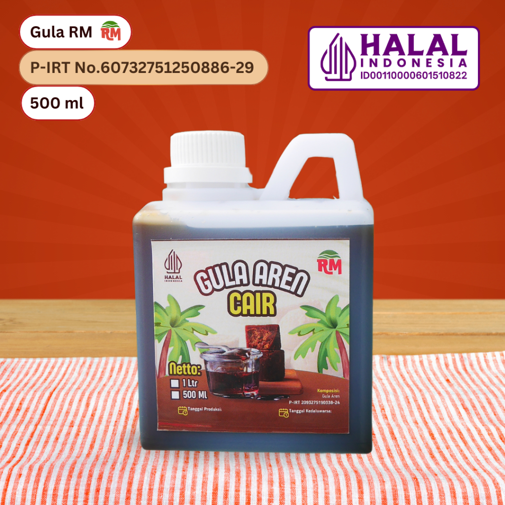 

Gula Aren Cair 500 ml | Premium Palm Sugar Syrup