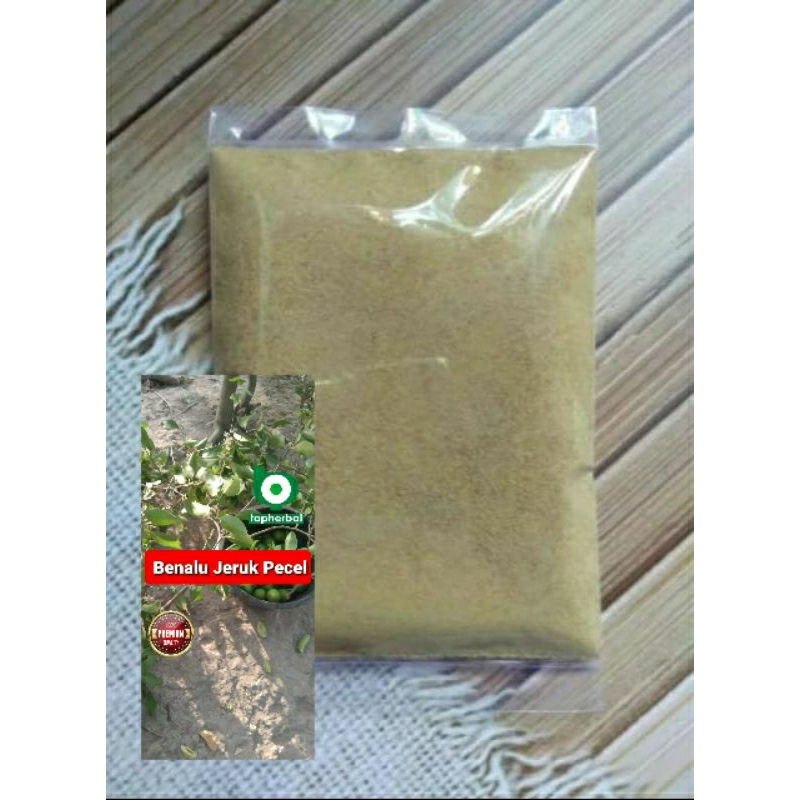 

Bubuk Benalu Jeruk Pecel 1000 Gram Kering Hijau Organik Super Premium