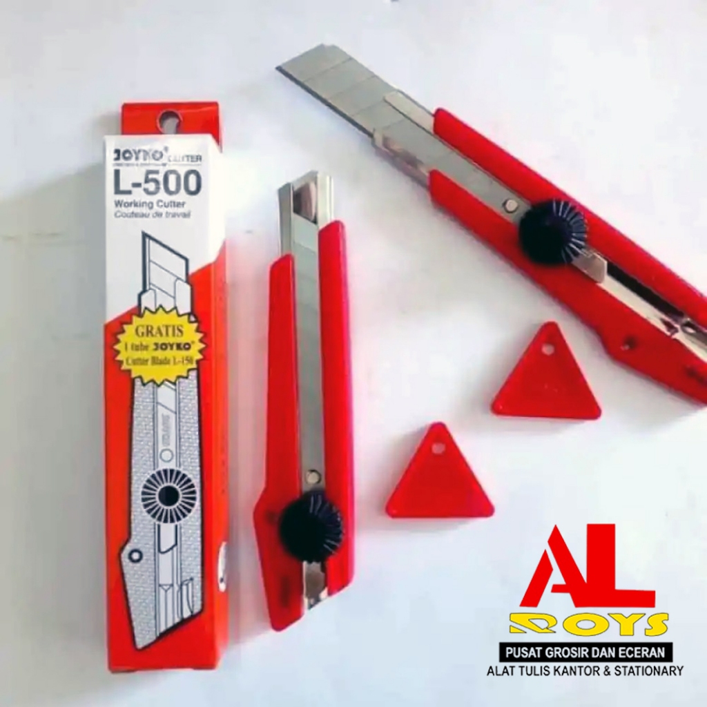

Cutter L- 500 Joyko Besar ( Gratis 1 tube Isi Cutter Joyko L-150 )