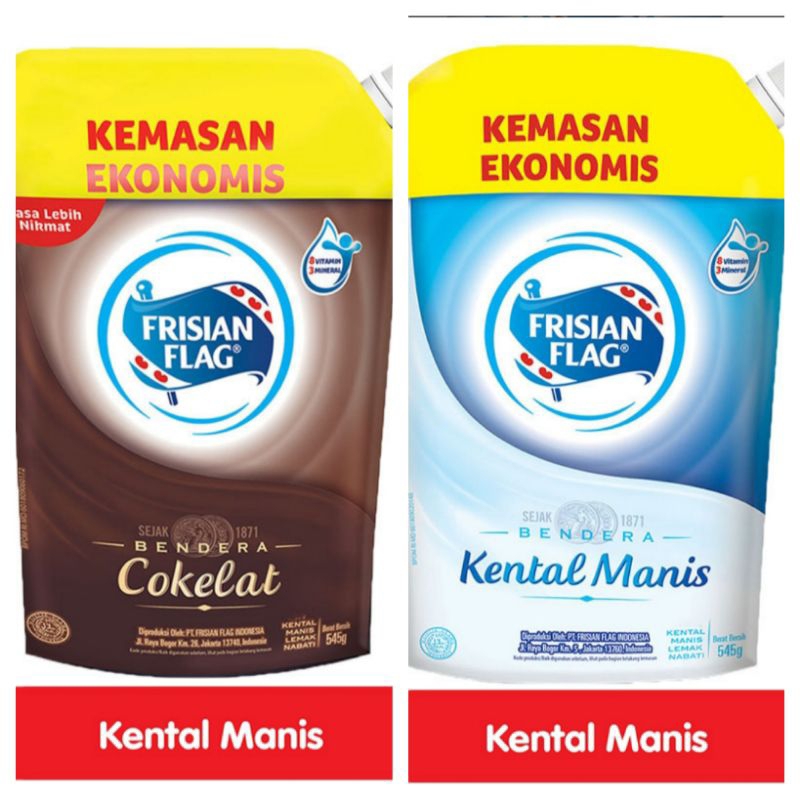 

❣️FRISIAN FLAG KENTAL MANIS POUCH 454 gr❣️