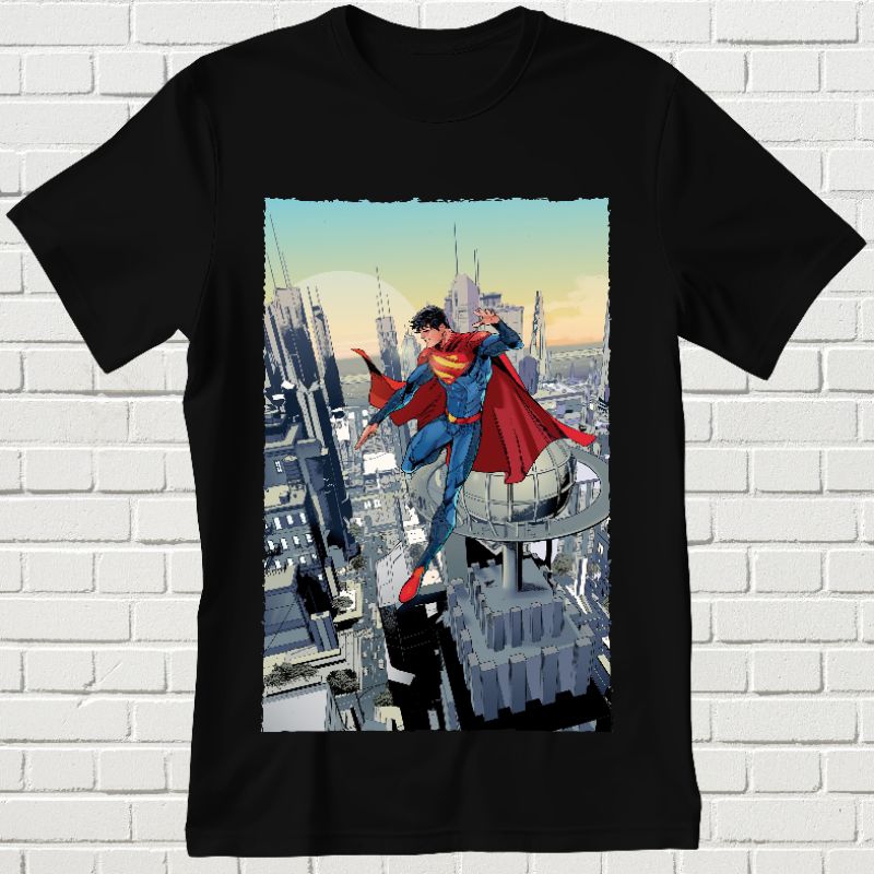 Kaos Superman - Baju Kaos Dewasa - Kaos Movie - Kaos Figur
