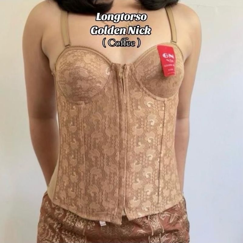 Longtorso Golden Nick GN standar 3 Warna | kemben | bustier | dalaman kebaya