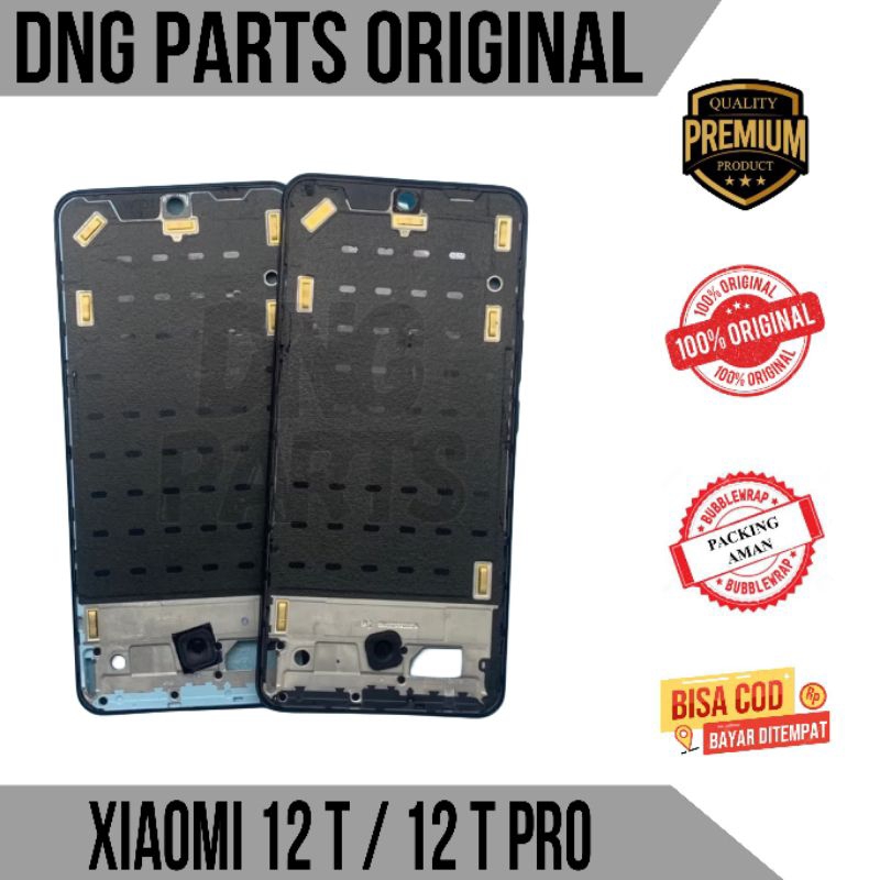 FRAME MIDDLE TULANG TENGAH RANGKA HOUSING LCD XIAOMI 12T MI12T PRO ORIGINAL COPOTAN