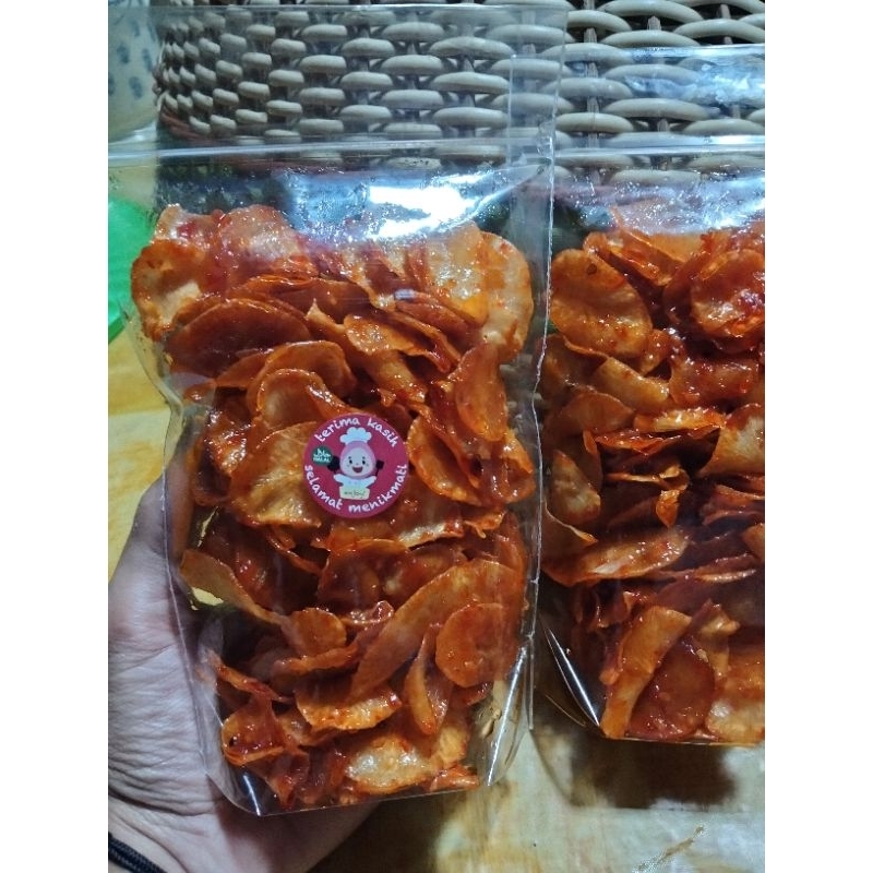 

keripik singkong pedas manis