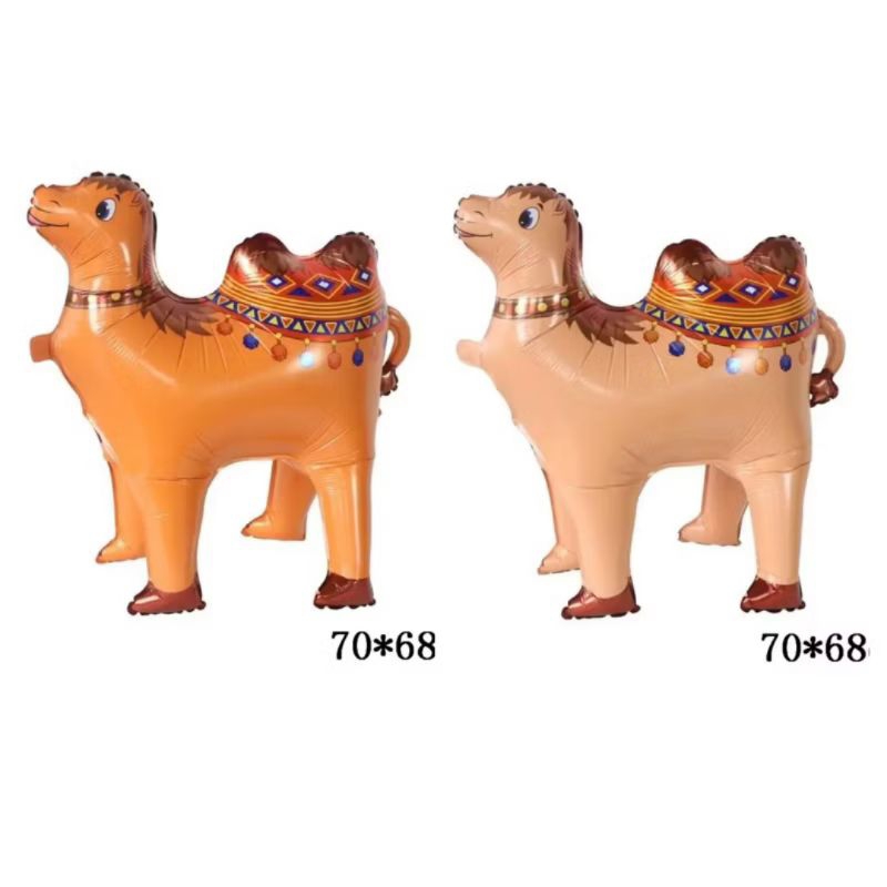 Balon stand unta camel balloon balon foil karakter unta dekorasi ramadhan balon onta balon unta leba