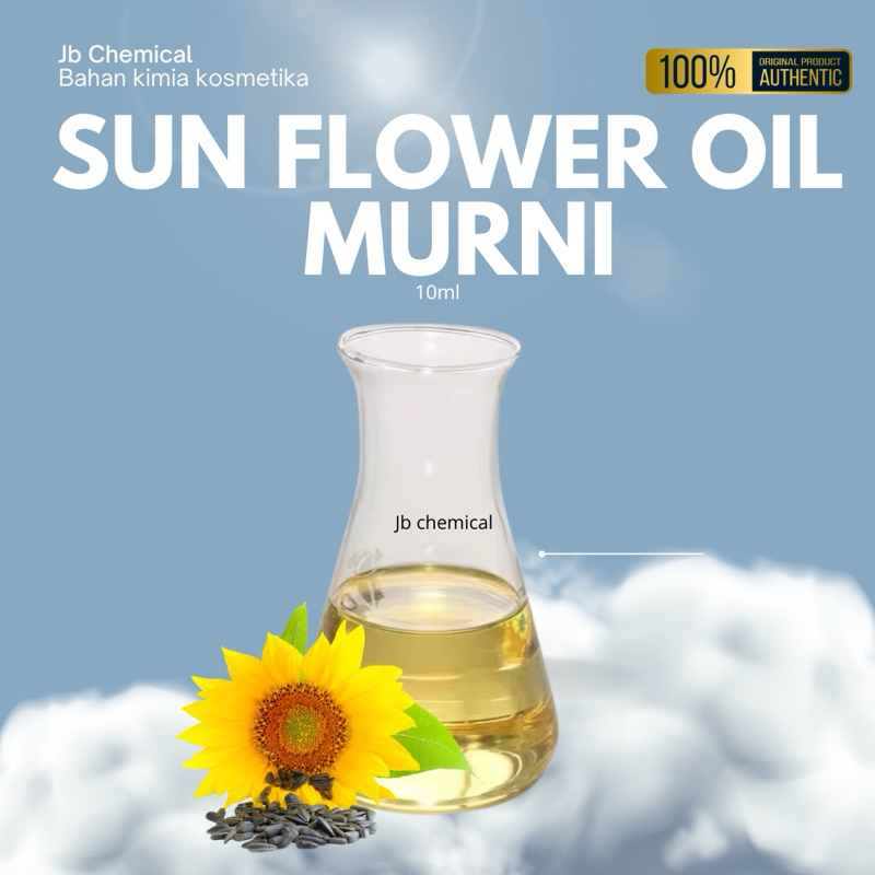 

SUN FLOWER OIL MURNI Kemasan Repack 10ml - minyak biji bunga matahari murni - sun flower oil pure