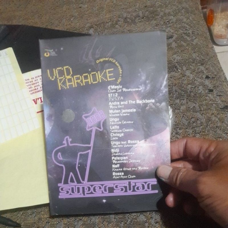 vcd karaoke original vcd karaoke&clips super star lokal (CD845)