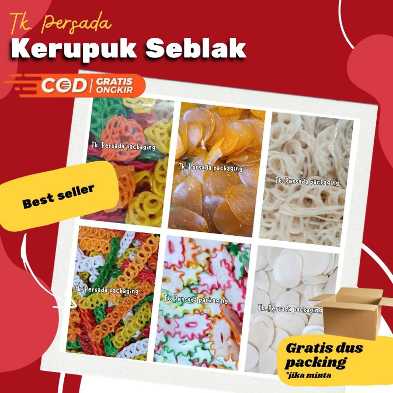 

[ 250 gr ] Kerupuk Seblak Mentah - Kerupuk Mentah Seblak - Kerupuk Seblak Kencur - Kerupuk Seblak Cikur - Cikur Segar