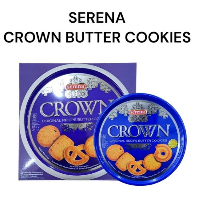 

SERENA CROWN BUTTER COOKIES 681 GRAM PREMIUM SPECIAL LEBARAN