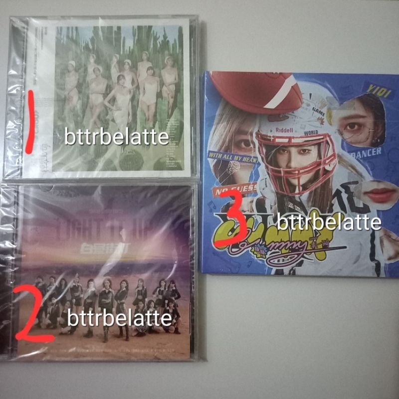 CD SNH48 GROUP BONG BONG BONG & LIGHT IT UP / SILK ROAD YUAN YIQI GUMMY SEALED