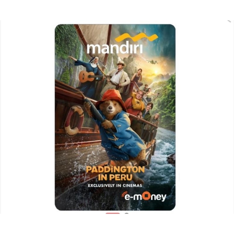 E-money mandiri original bank mandiri x Paddington in peru-Hat