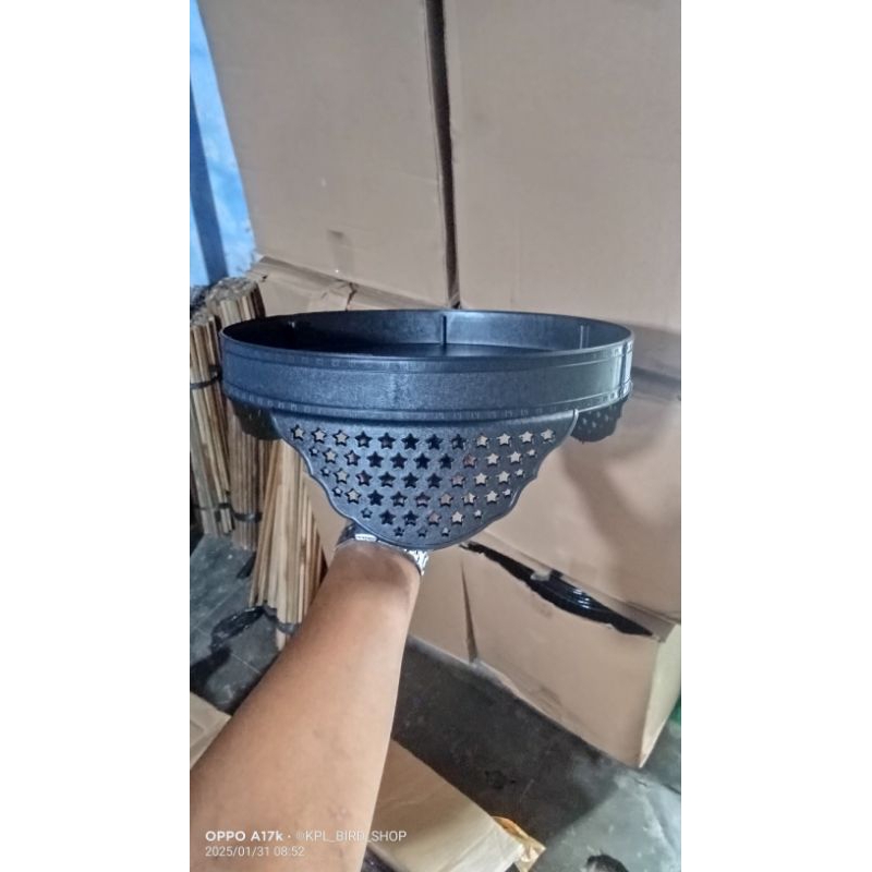 TEBOK SANGKAR LOVEBIRD DIAMETER 33 CM TEBOK MOTIF BINTANG