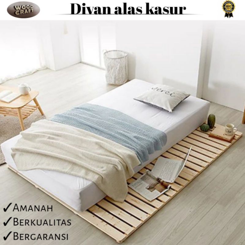 dipan alas kasur divan tempat tidur dipan kayu minimalis divan aesthetic divan kayu alas lantai pale