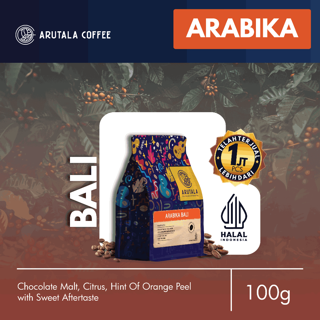 

ARUTALA kopi Bali Arabika 100 gram