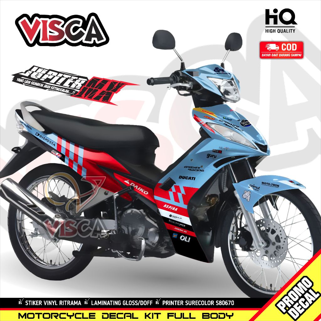 Decal Jupiter Mx Old Full Body Stiker Jupiter Mx Old Variasi Full Body Dekal Jupiter Mx Old Striping