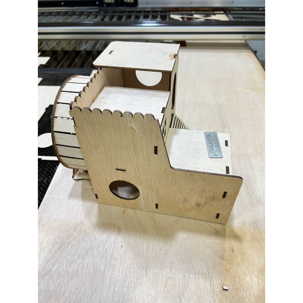 Rumah Hamster plywood triplek Rumah Hamster Kandang Hamster bahan plywood/triplek