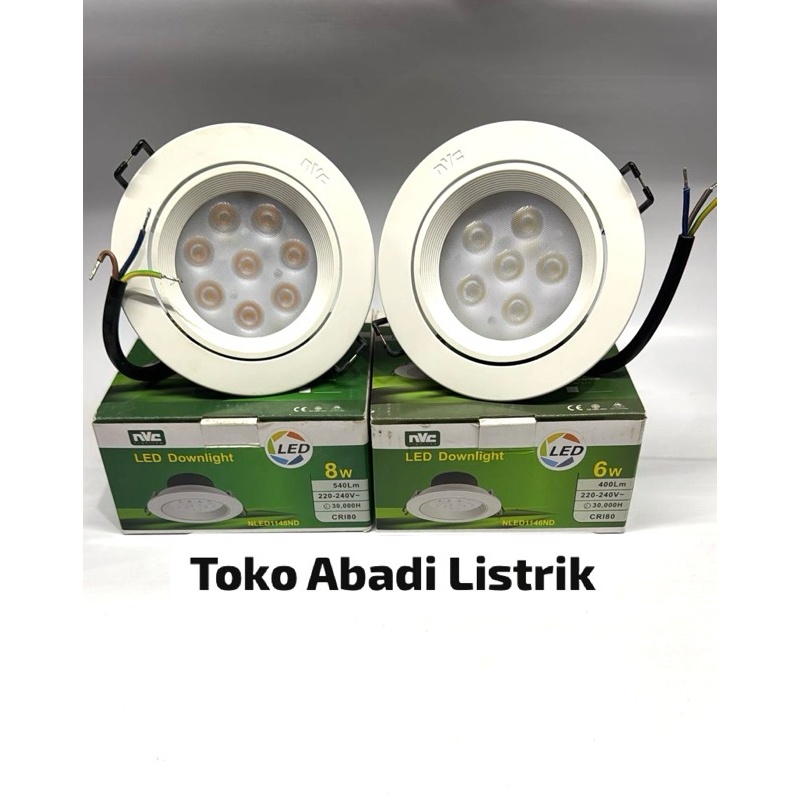 NVC - SPOT LED 8 WATT, 6 WATT / DOWNLIGHT SPOT LIGHT
