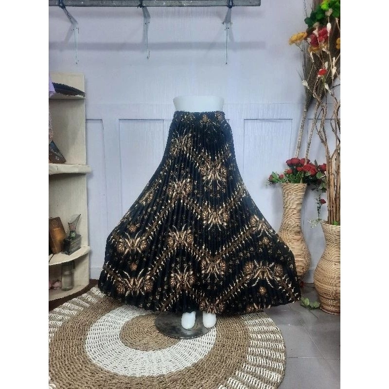 rok.plisket//rok batik jumbo // rok batik payung plisk // premium rok batik panjang dewasa jumbo pay