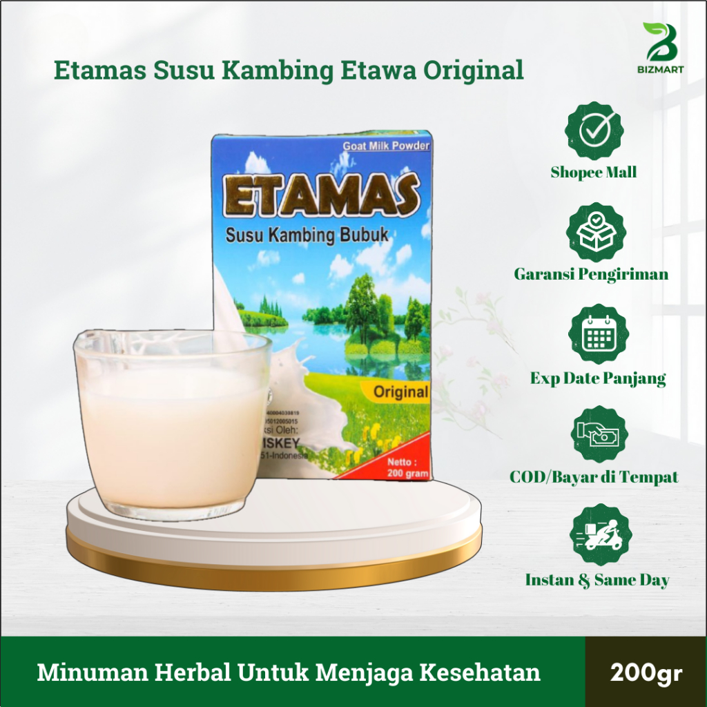 

ETAMAS Susu Kambing Etawa Bubuk Full Cream Untuk Kesehatan Tulang Anak & Dewasa