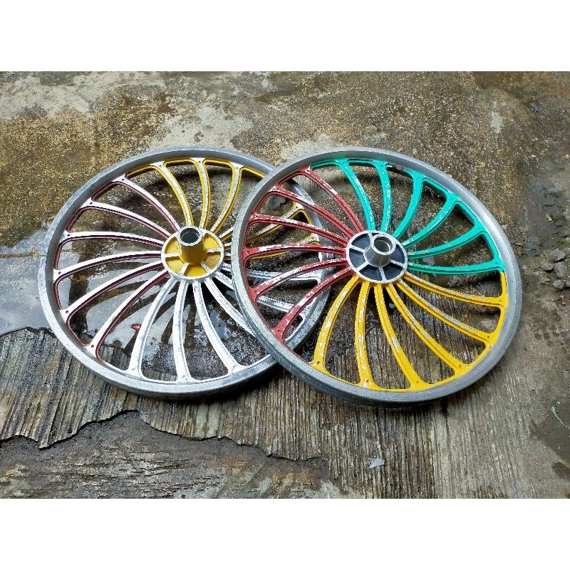 Velg Pelek Velk Pelk Alumunium Racing Resing Aloy Alloy Kipas Ukuran 20 Untuk BMX MINION MINITREK Se