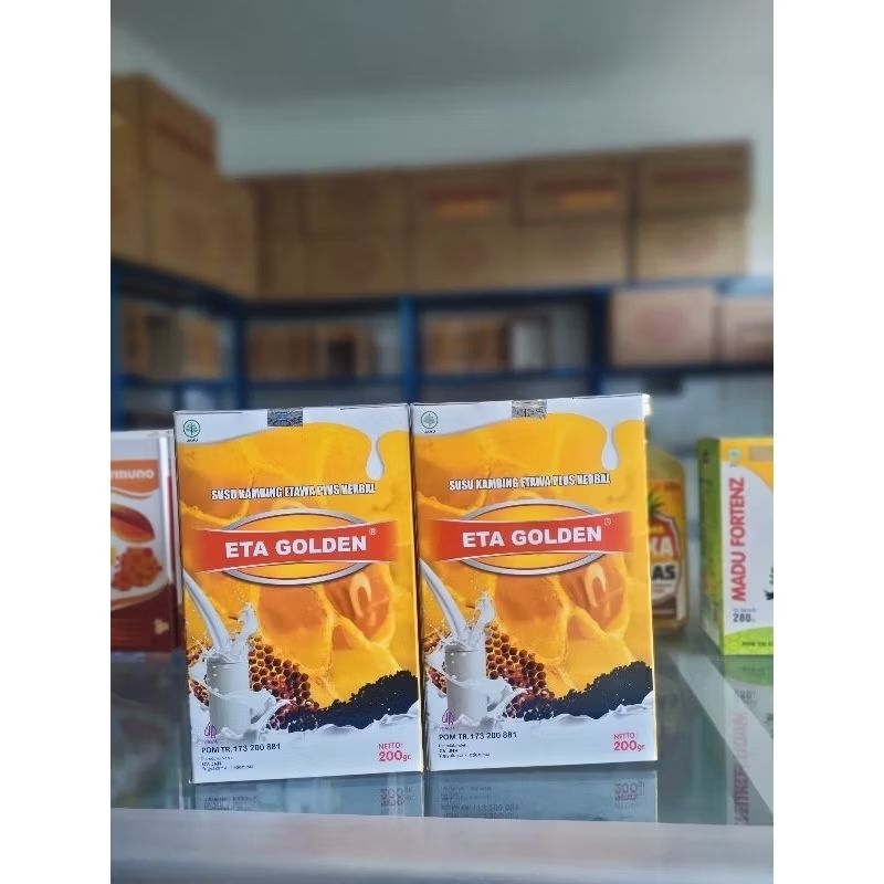 

Susu Kambing Etawa ETA GOLDEN Susu Kambing Plus Herbal,Propolis & Habbatussauda isi 200gram Berkhasiat Menjaga Daya Tahan Tubuh