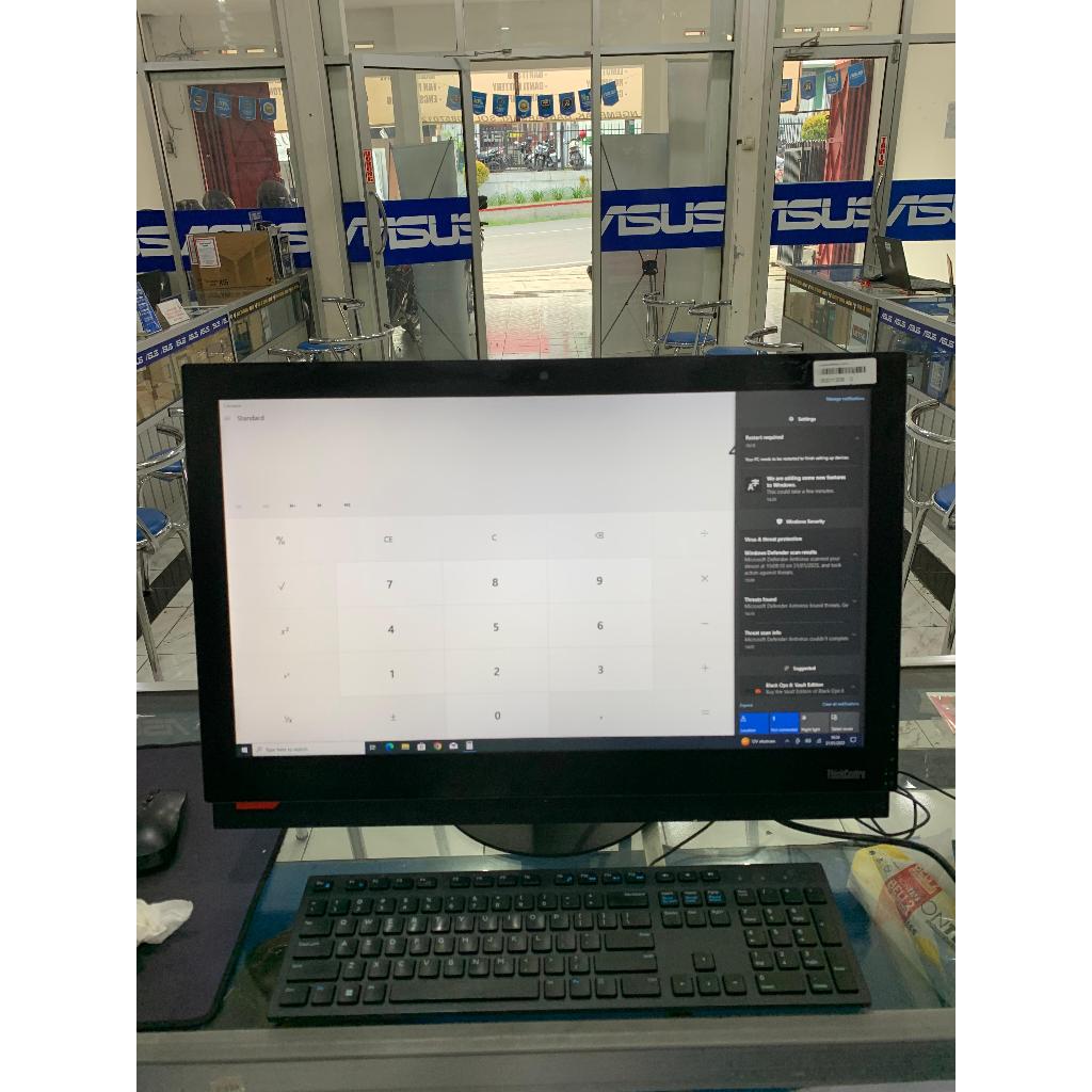 PC ALL IN ONE SECOND LENOVO THINKCANTER M910Z touchscreen core i5-6 RAM 8GB/SSD 256GB LAYAR 24"FHD