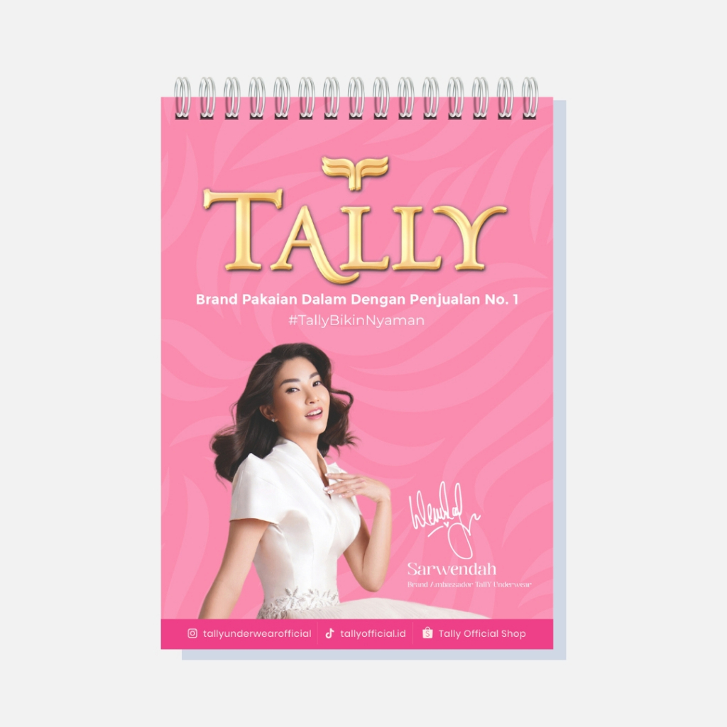 

TALLY Eksklusif GIFT Notebook / Buku Catatan A6 30 Lembar