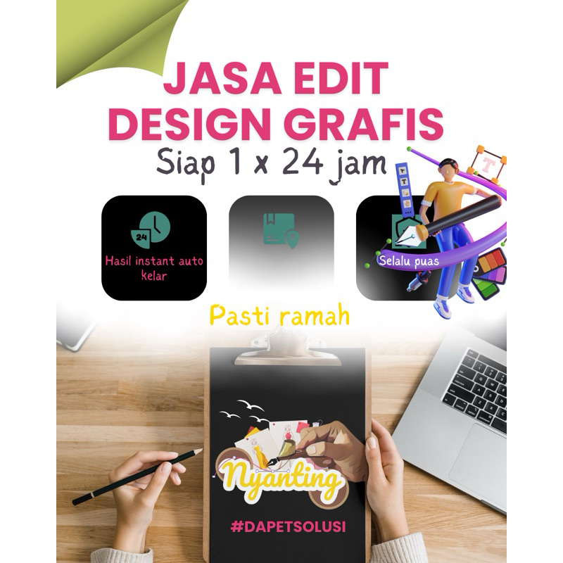 DESIGN SEDERHANA[Tugas Sekolah,logo,poster iklan,buku mewarnai,design apapun]