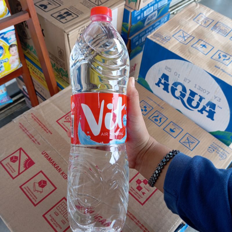 

1 Dus Air Mineral Vit Botol 1.5L Isi 12 Pcs Instant Only