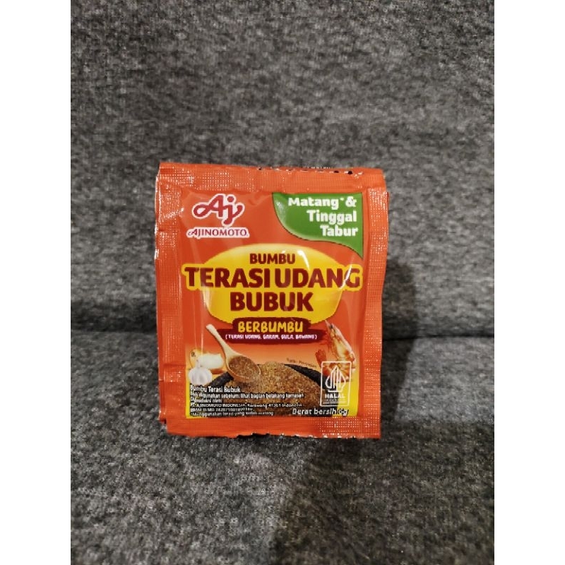 

Terasi udang bubuk/terasi matang Ajinomoto sachet @6gr