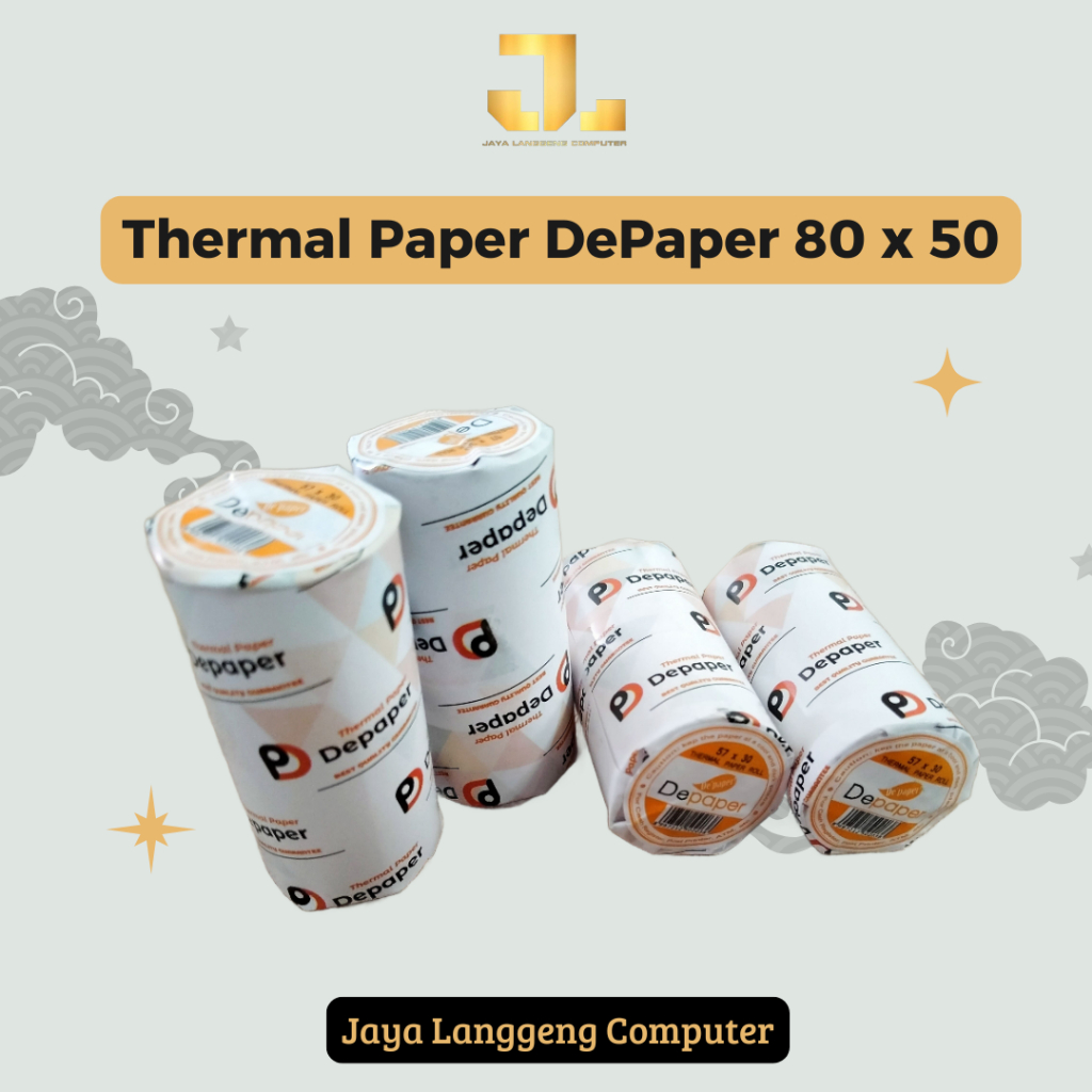 

Thermal Paper Roll Depaper 80x50 mm