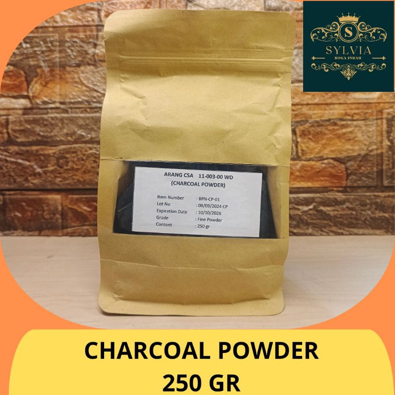 

CHARCOAL POWDER Arang Bambu Fine Powder 250 gr