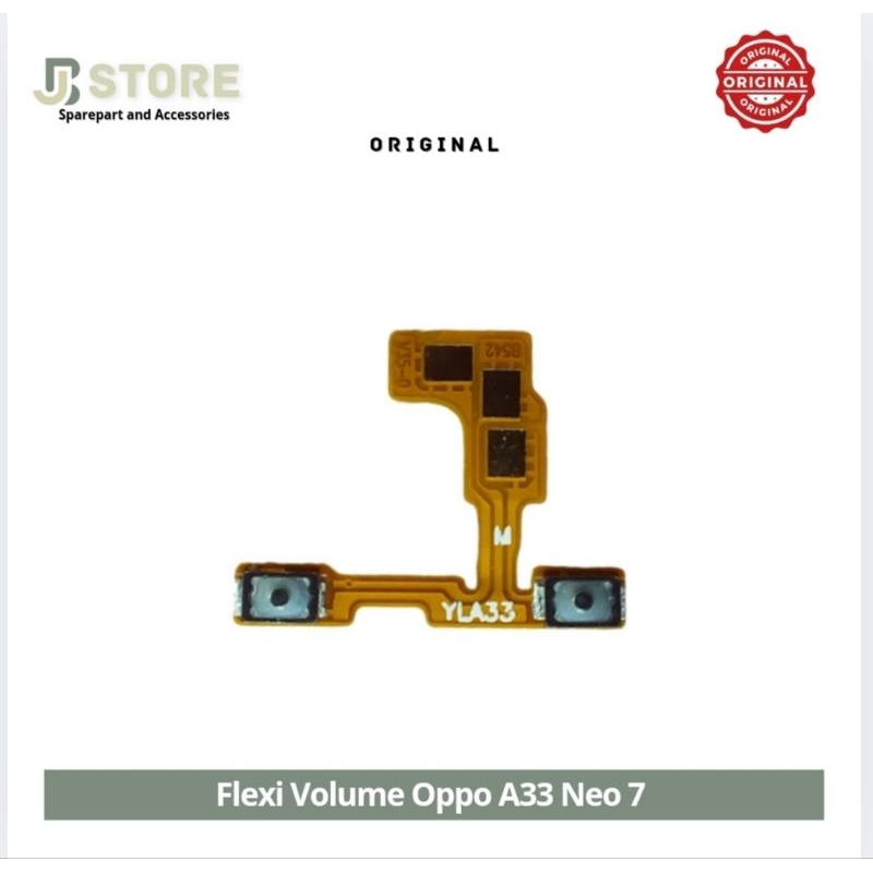 Fleksibel Flexible Volume Oppo A33 Neo 7 Original