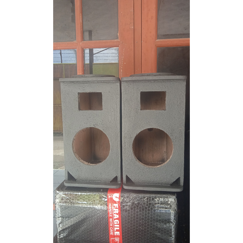 Box Speaker 6 Inch Line Array Middle Tweeter Finishing Resin Tekstur