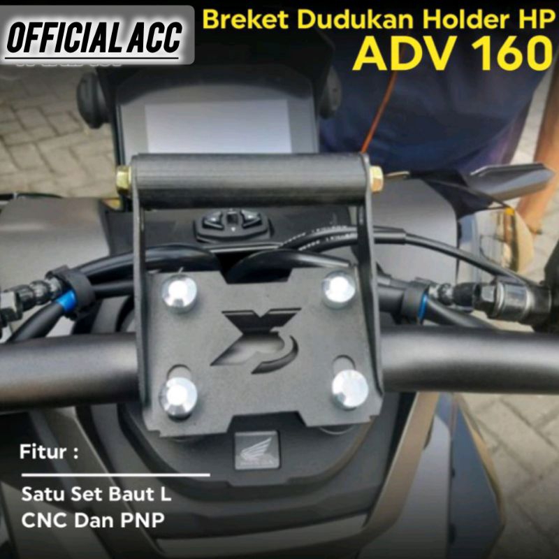 Breket Dudukan Holder HP ADV 160 PCX 160 Breket Holder HP ADV 160 PCX 160