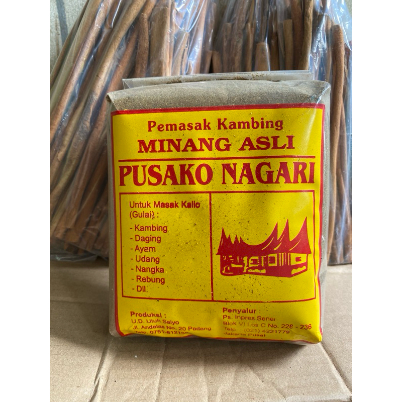 

papi saiyo Pemasak Kambing Minang Asli bumbu gulai Pusako Nagari 1kg 250gr