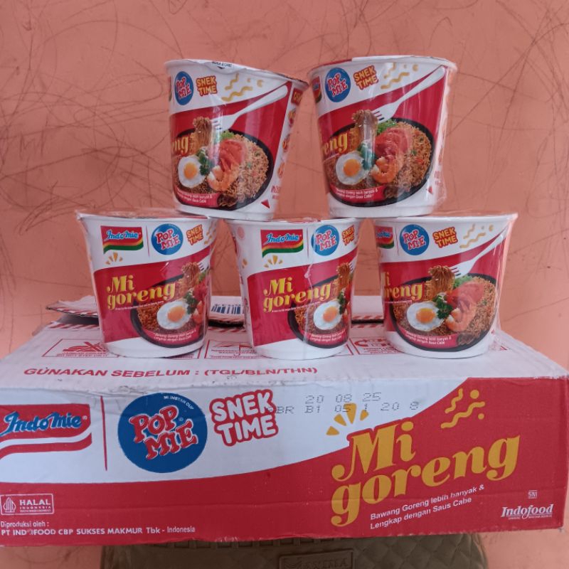 

POP MIE INDOMIE GORENG SNEK TIME 43g