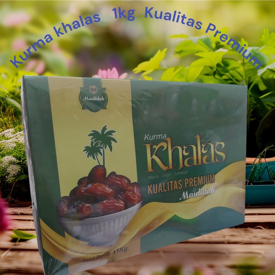 

Kurma Khalas 1 kg Maulidah kualitas Premium