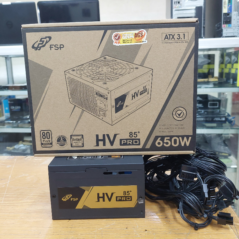 Power Supply FSP HV PRO 85+ PRO 650W 80 Plus Bronze Second Full Dus