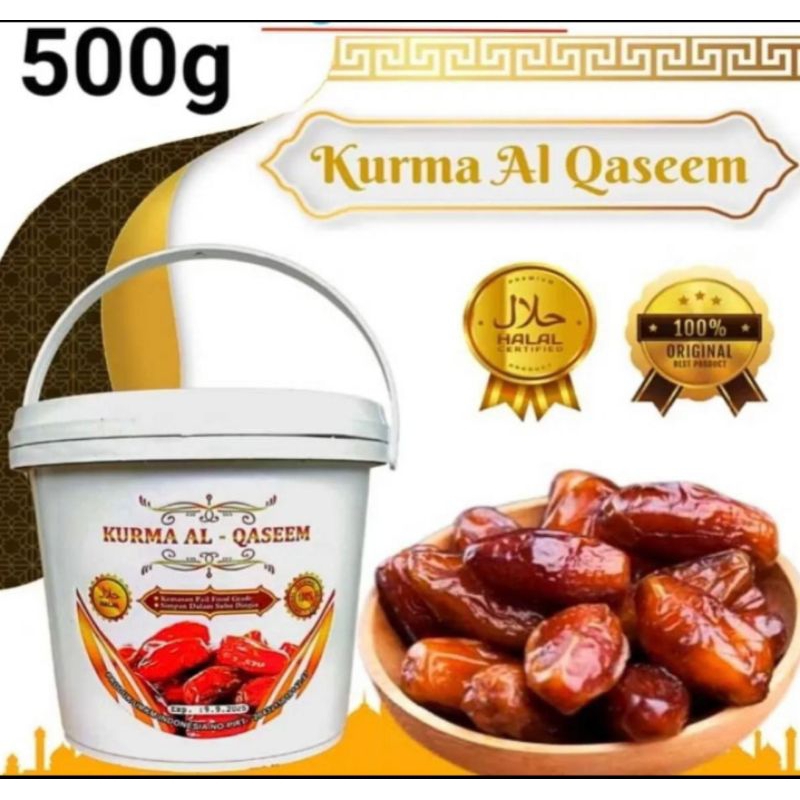 

KURMA AL-QASIM TERMURAH ISI 500 GRAm