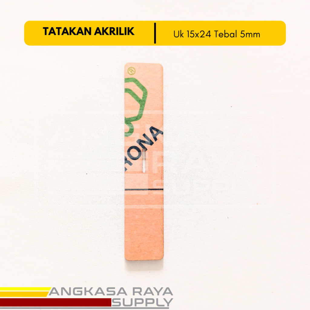 

Tatakan Akrilik 15x4 tebal 5mm/Tatakan Vandel Akrilik