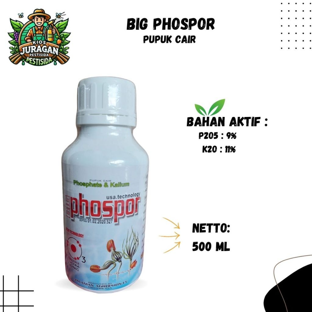 BIG PHOSPOR 500ML PHOSPATE DAN KALIUM PUPUK CAIR