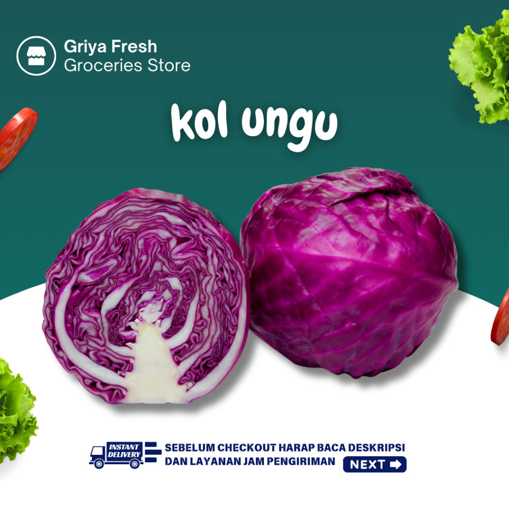 

Kol Ungu Fresh 500 gram - Kirim Instant