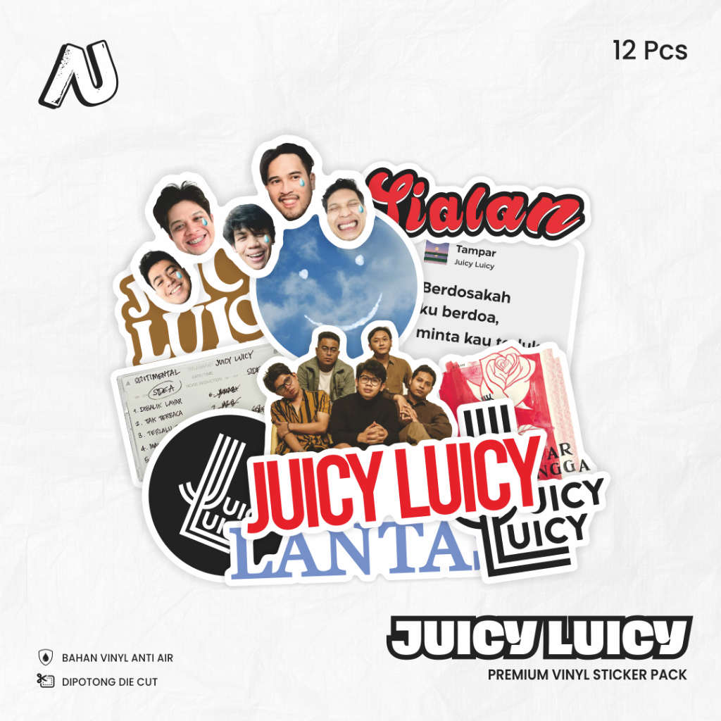 

Sticker Pack Band Juicy Luicy Stiker Aesthetic Vinyl Waterproof Laptop HP Motor Anti Air Keren