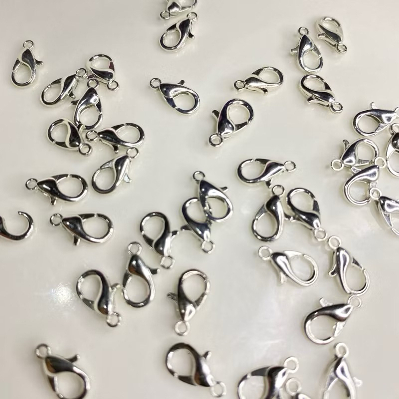 1pcs- KOKOT UDANG 12mm STAINLESS / KOKOT UDANG UNTUK GELANG/ Kokot udang murah