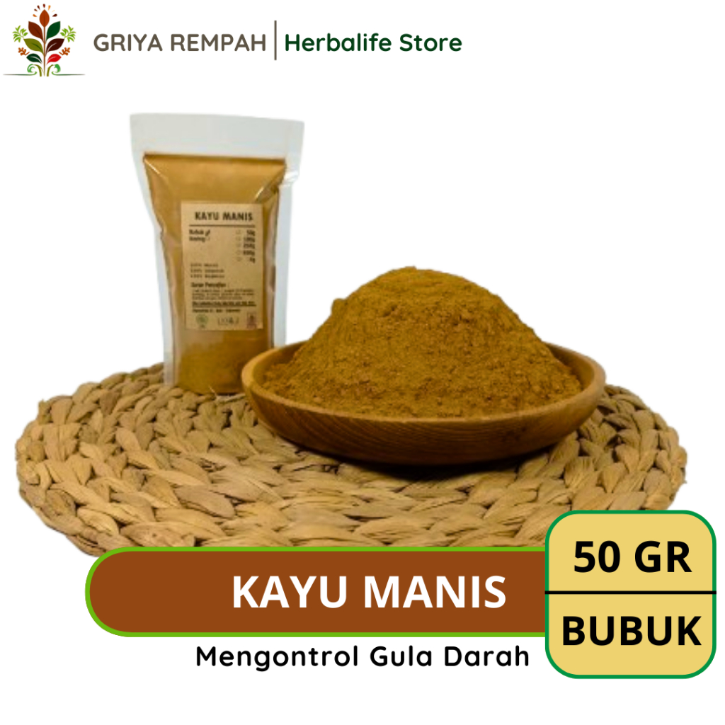 

KAYU MANIS BUBUK 50 GRAM Asli - Ramuan Rempah Herbal Kering Alami Berkualitas untuk Minuman dan Masakan Tradisional kulit simplisia Cinnamomum verum