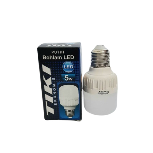 Lampu Bohlam LED TIKI kapsul  5w Cahaya putih